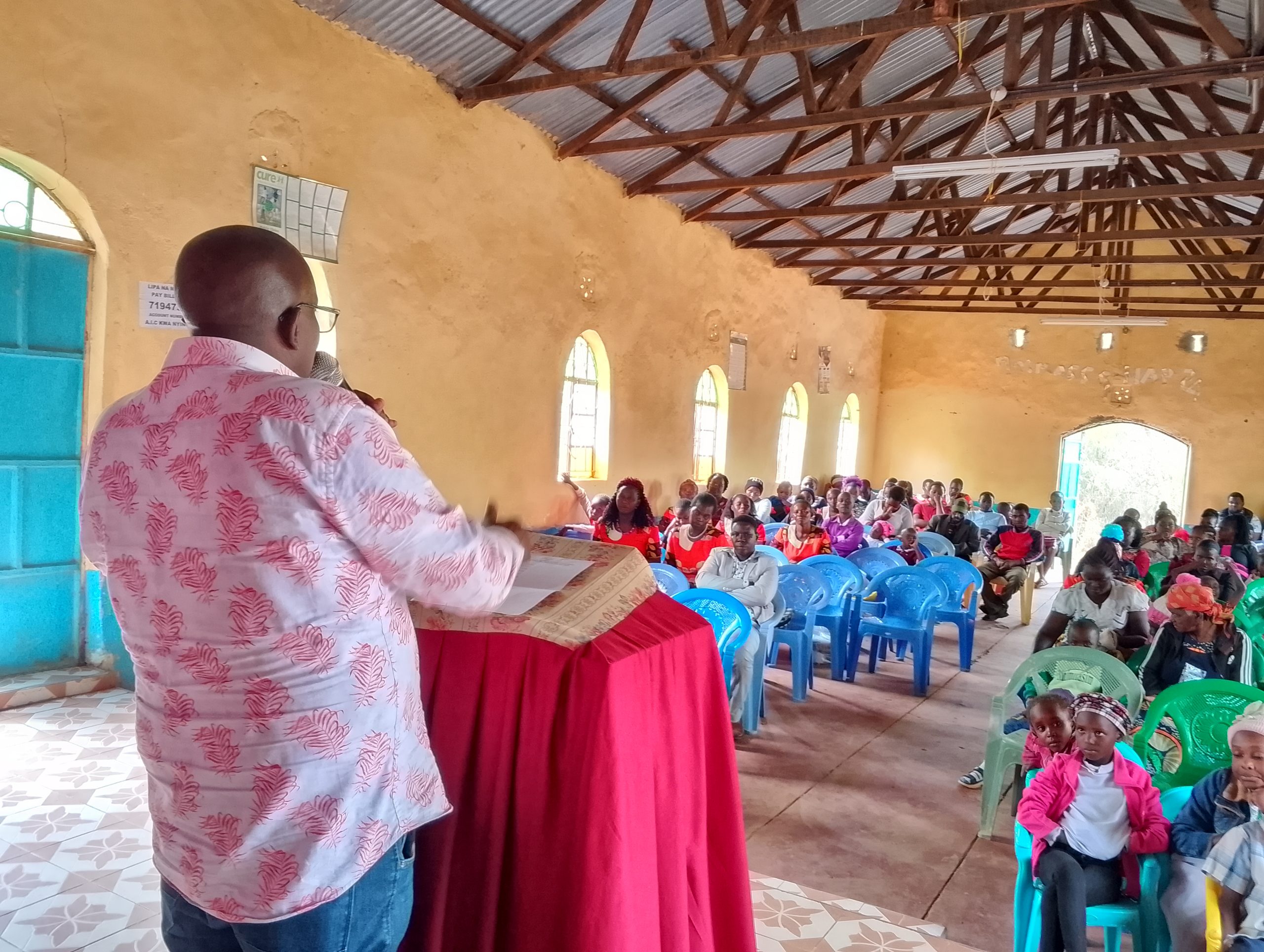 Generali Kimanga Leads Unity and Giving at Kabati Parish, Urges Support for Education