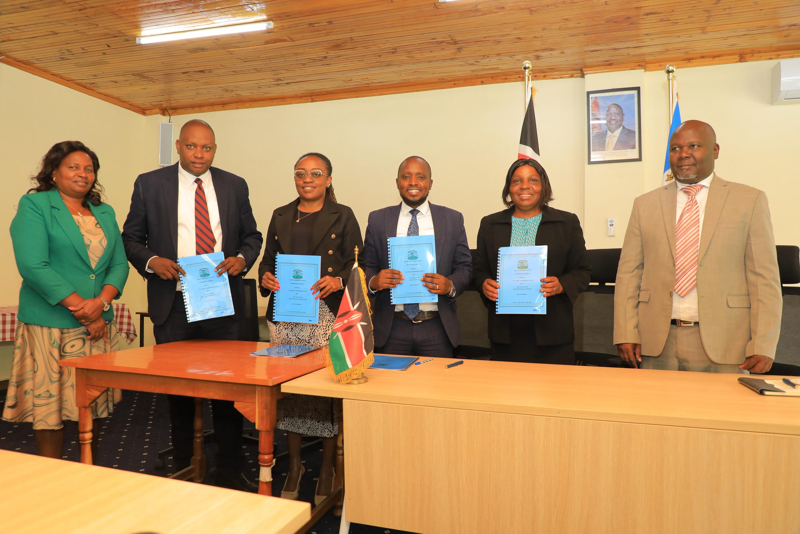 Kitui Deputy Governor Leads Second Phase of Performance Contract Signing