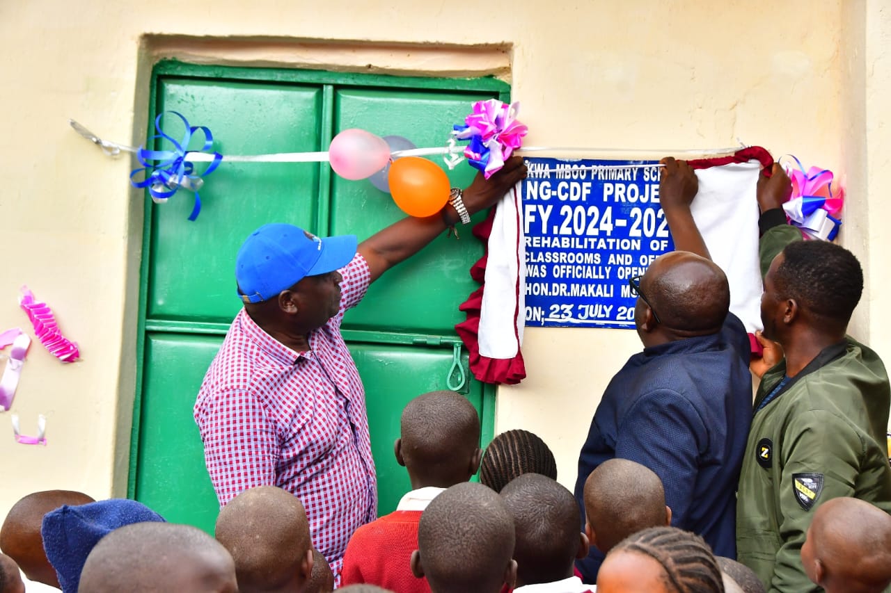 Hon. Dr. Makali Mulu Commissions Major Education Projects Across Kitui Central, Reaffirms 2027 Gubernatorial Bid