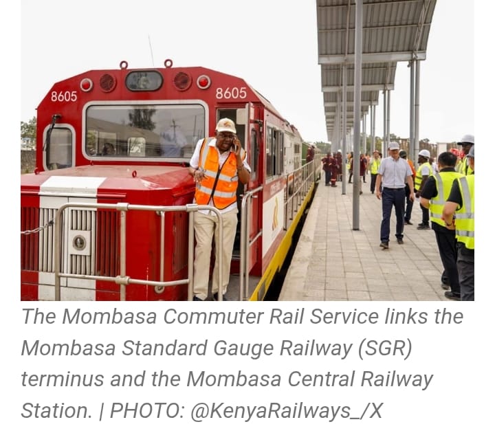 Relief for Mombasa Travellers as New Rail Link to City Centre Completed