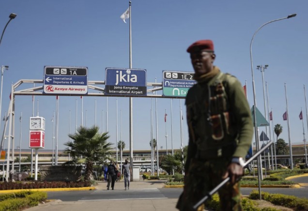 Tension  as water cannons , anti- riot police deployed at JKIA ahead of Gachagua’s return