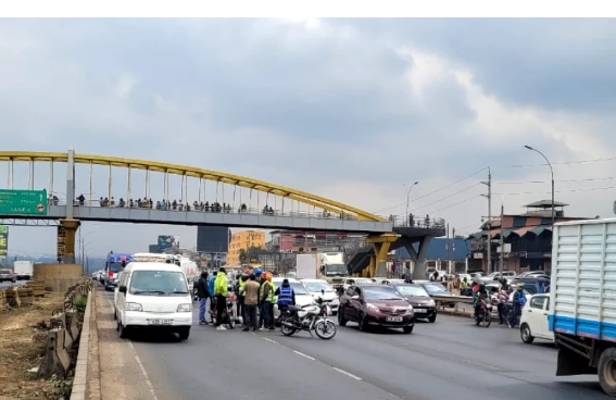 Pedestrian Killed While Attempting to Cross Thika Road Near Garden City