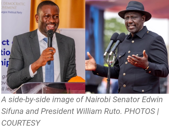 Sifuna Questions President Ruto’s Silence on Alleged Parliamentary Extortion