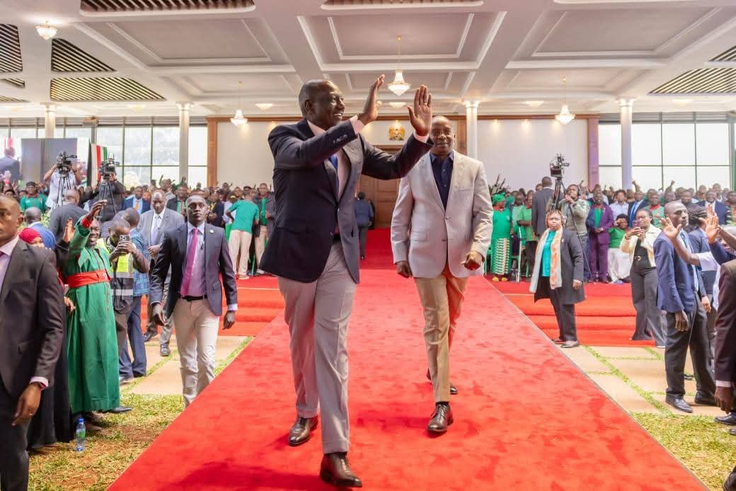DP Kindiki Joins President Ruto in Historic Forum with Over 10,000 Teachers at State House