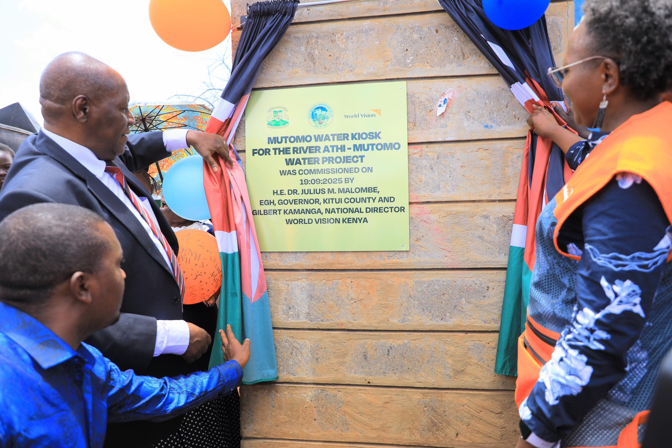 Water at Last! Governor Malombe Turns 2014 Kangukangu Vision into Reality”