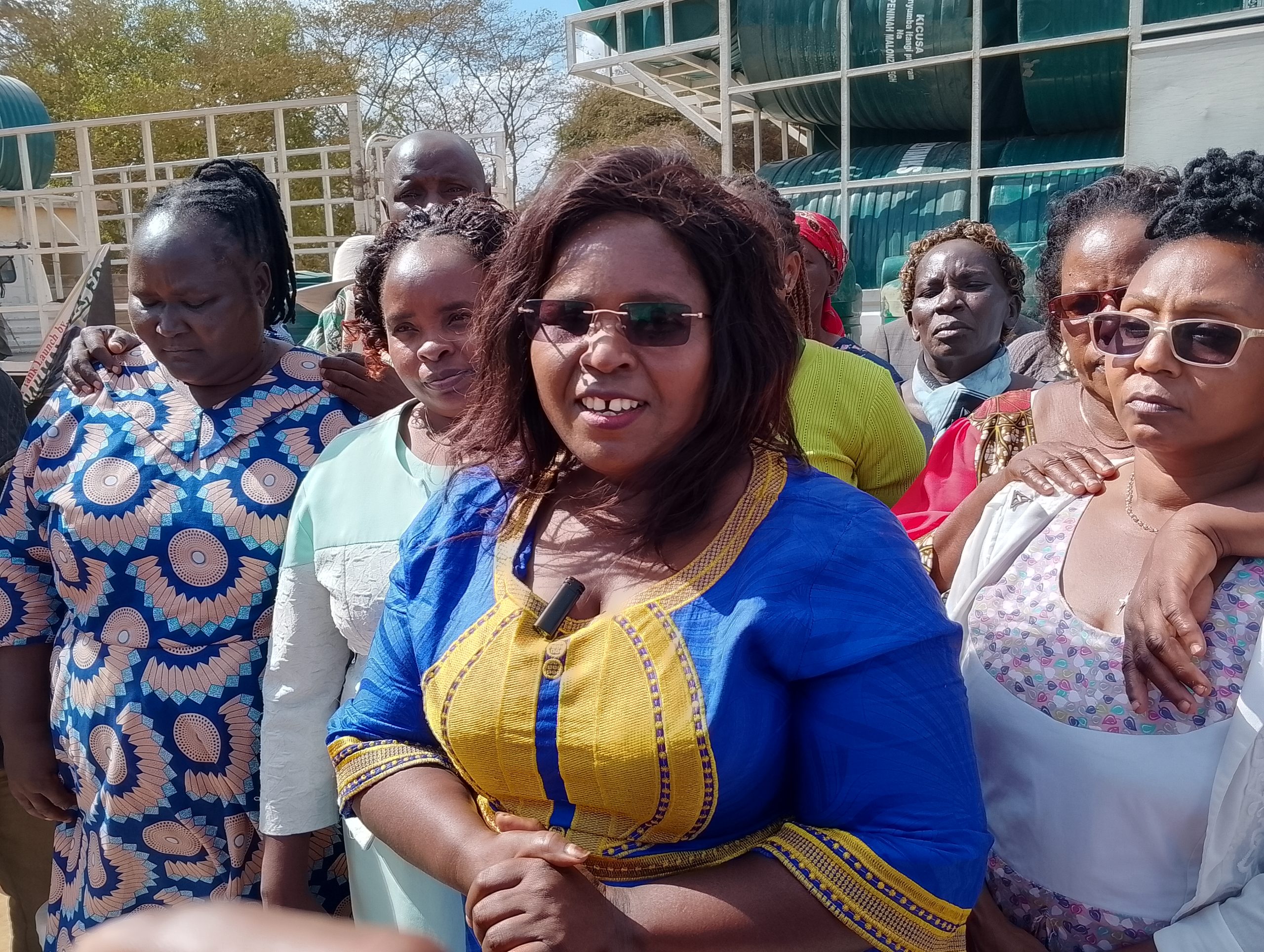 Former Minister Penninah Malonza Distributes Water Tanks to Women Groups in Kitui West