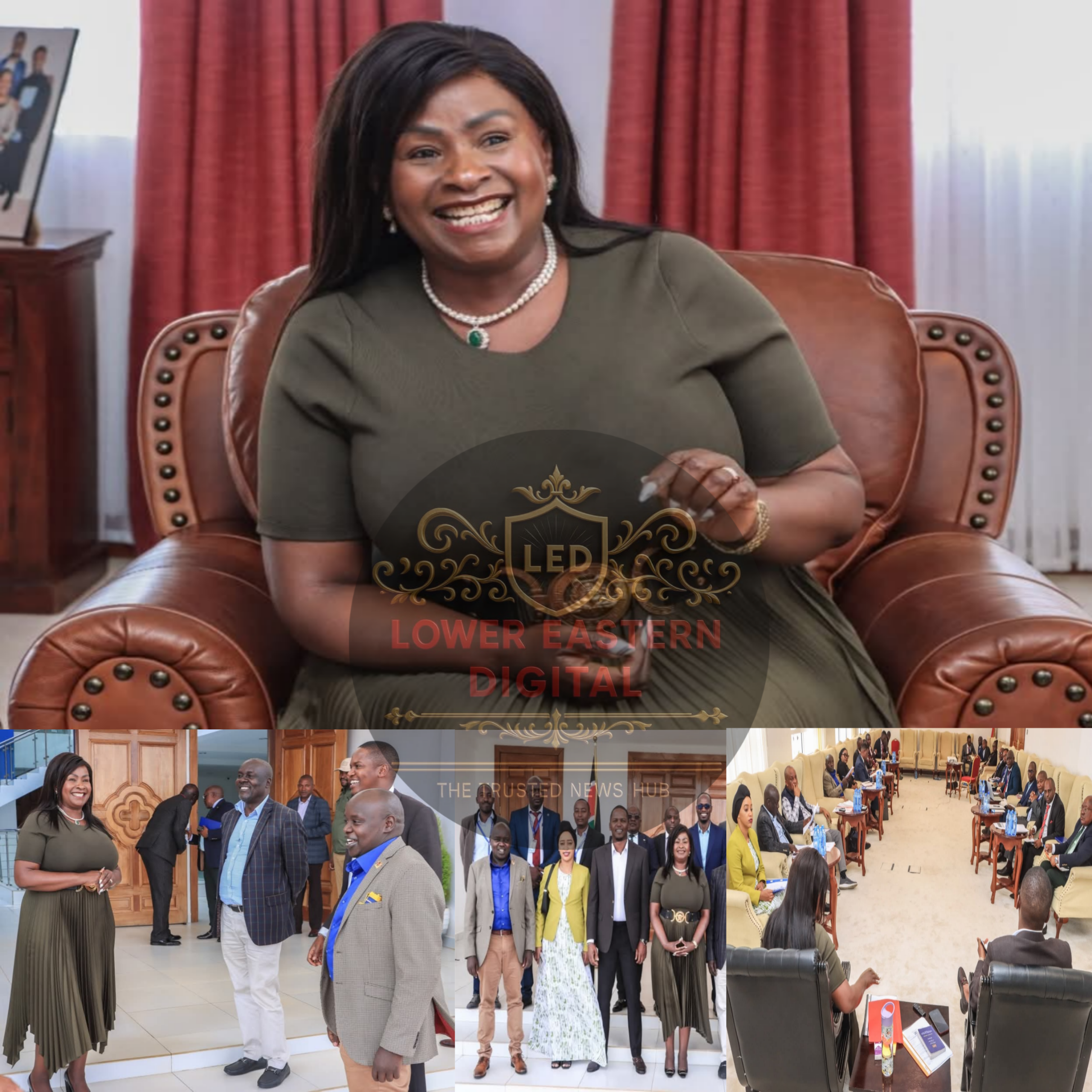 Governor Wavinya Ndeti Hosts Senate ICT Committee, Pledges to Champion Accountability and Digital Transformation