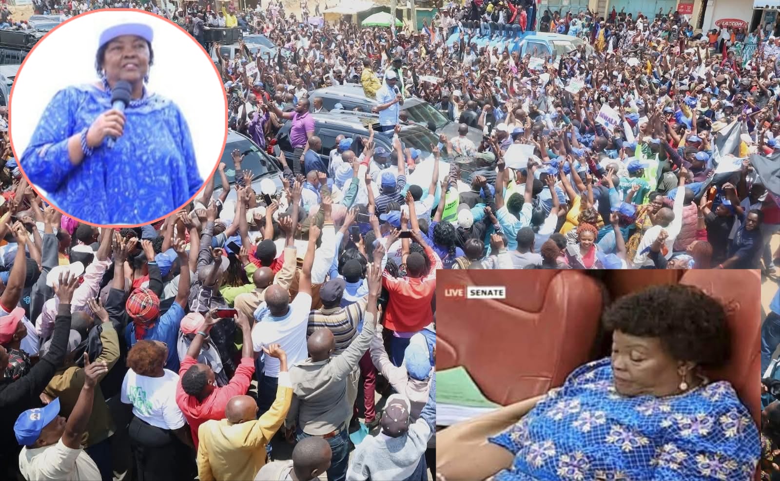 Stop Crying Like a Baby and Do Your Work,” Angry Masii Residents Tell Senator Agnes Kavindu During Opposition Rally Led by Kalonzo Musyoka