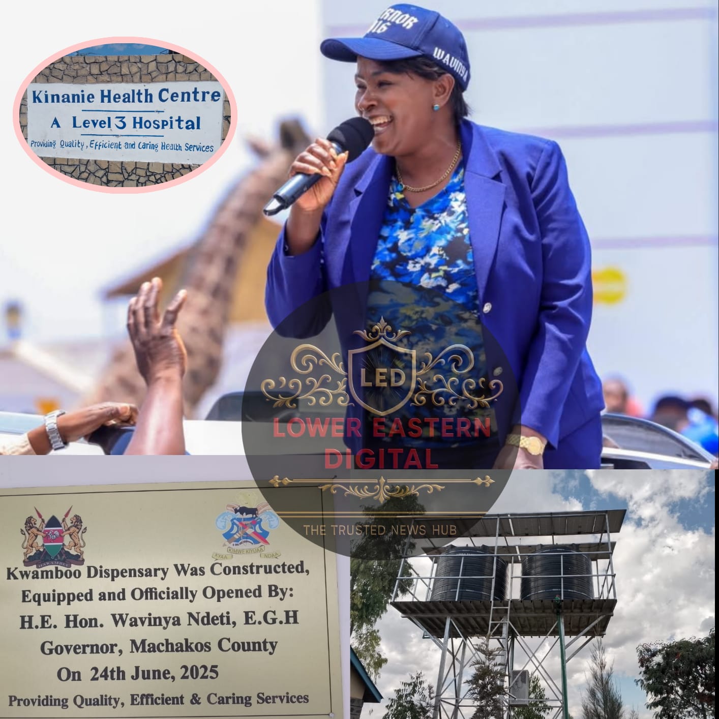 Wavinya Delivers: Kinanie Mathatani Residents Praise Governor for Transforming Health and Water Services