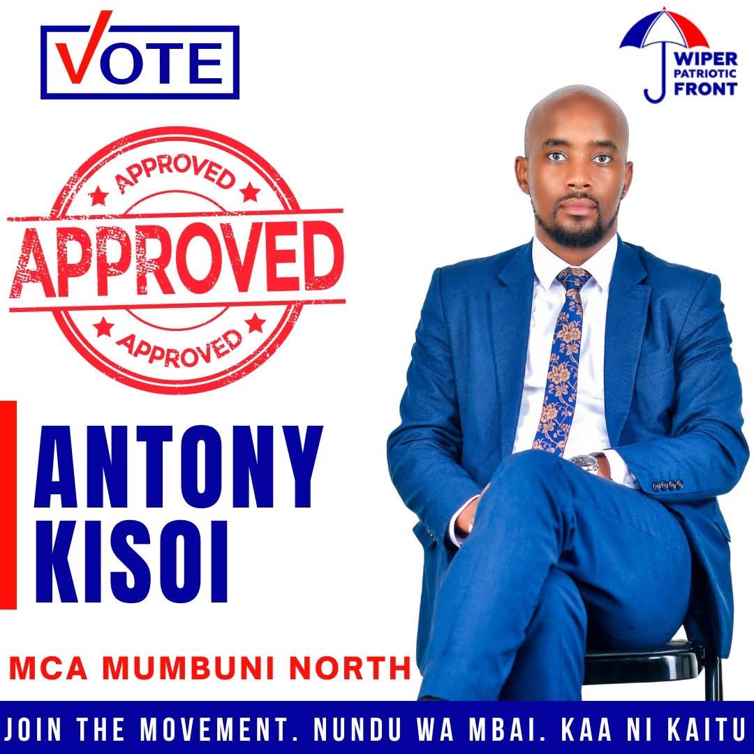 Hon. Anthony Kisoi Poised to Transform Mumbuni North as Residents Rally Behind His Candidature