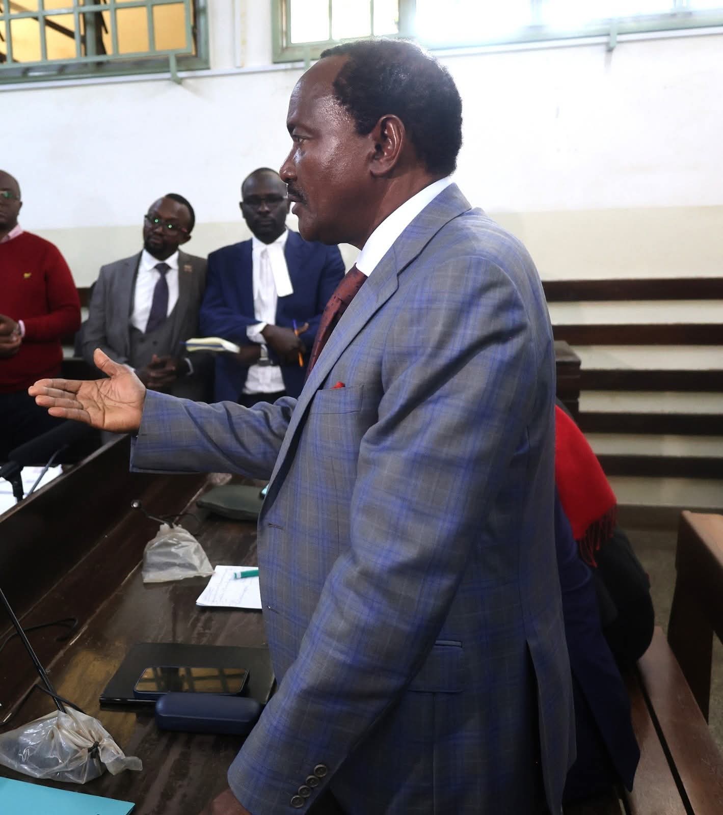Kalonzo Champions Justice in Tuju Case at Kibera Law Courts
