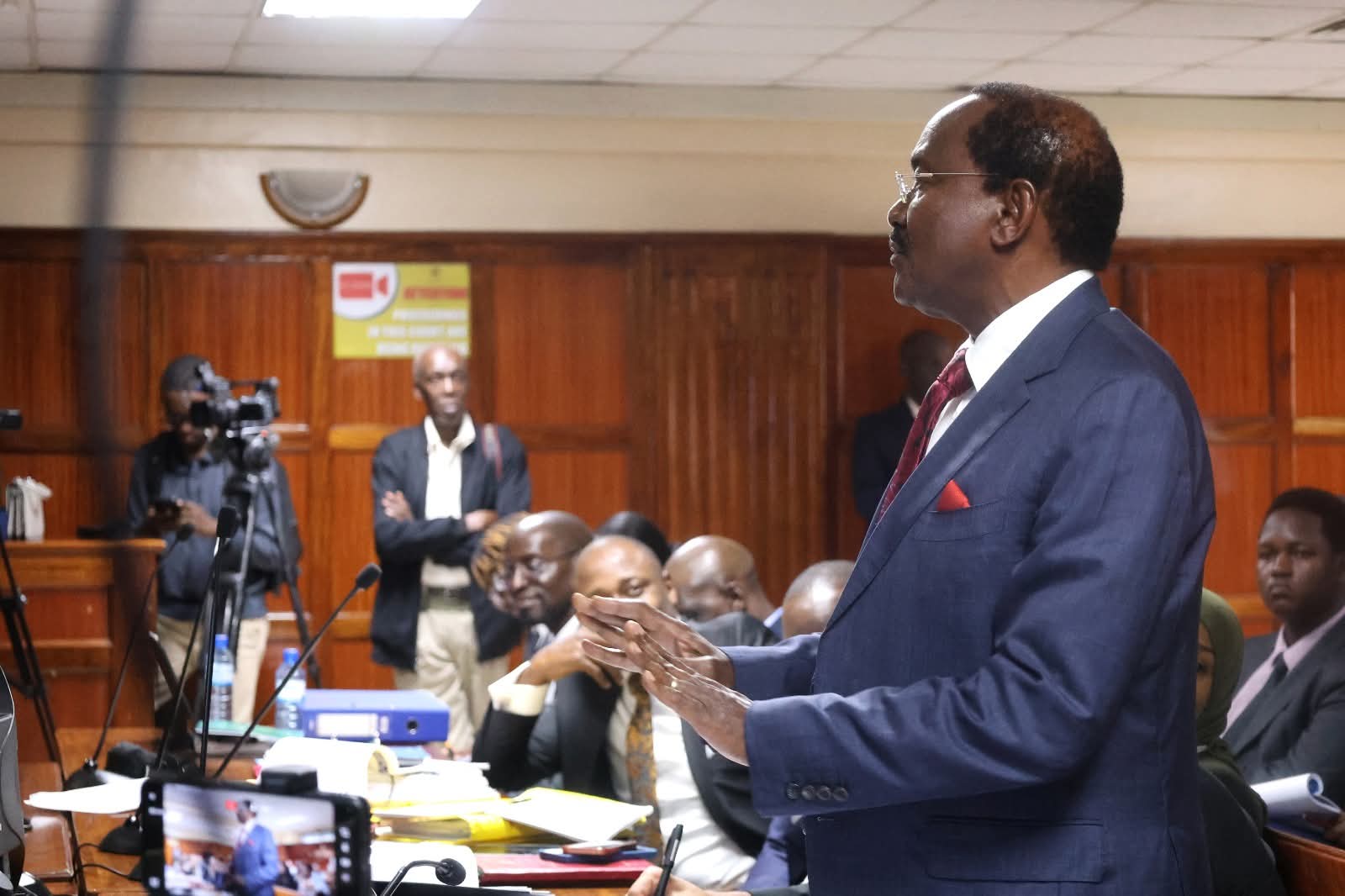 Kalonzo Takes Center Stage in Landmark Safaricom Case