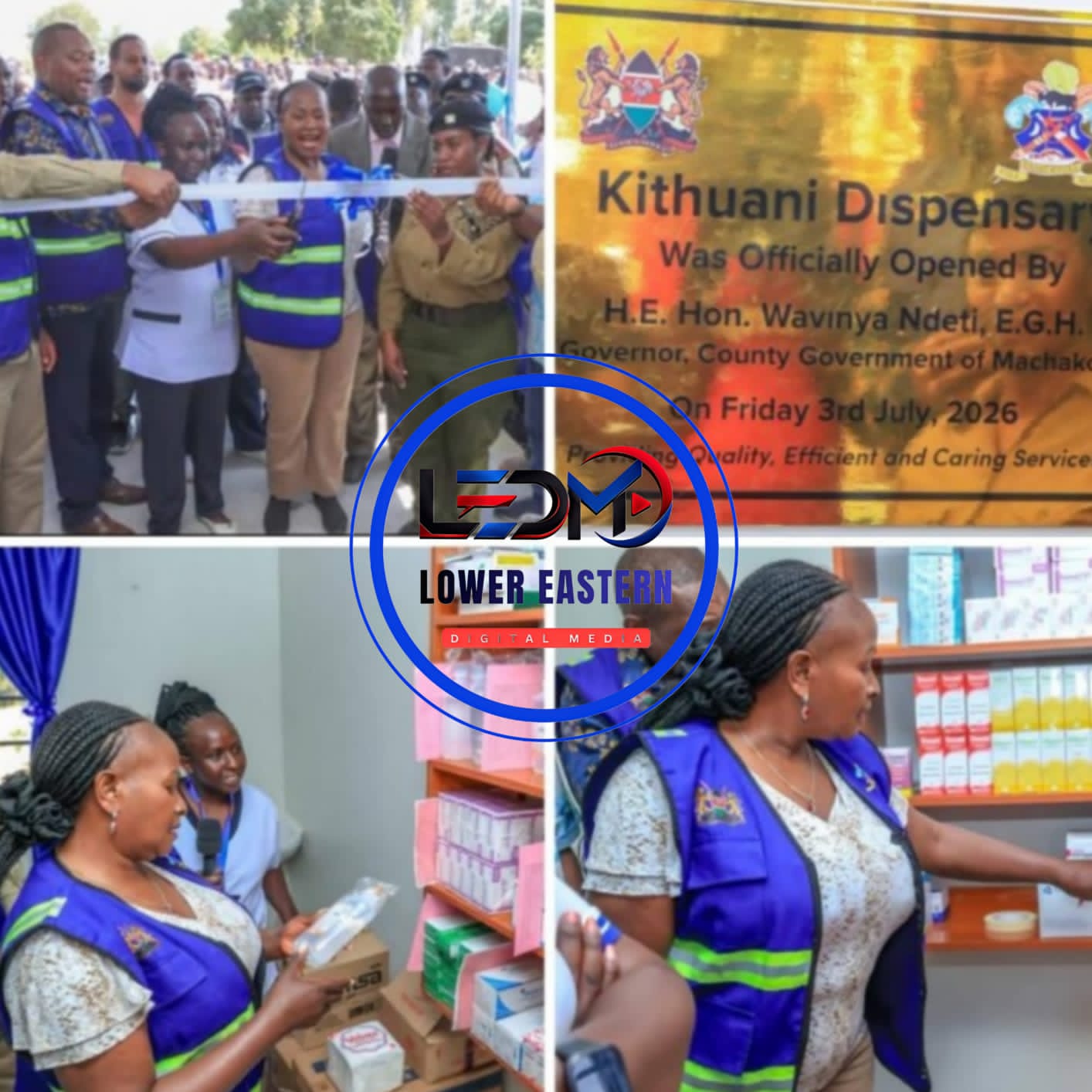 Governor Wavinya Ndeti Strengthens Community Healthcare as Expanded Kithuani Dispensary Brings Quality Medical Services Closer to Resident.