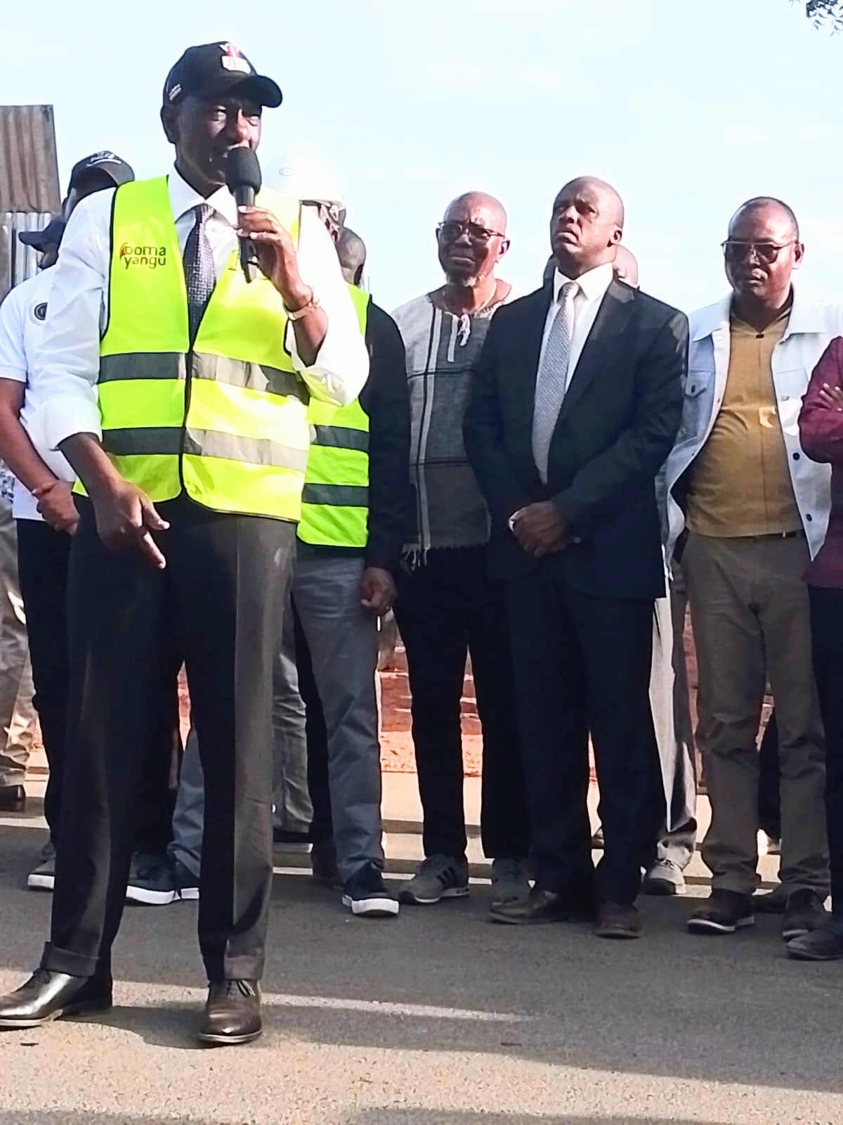 Mkombozi Accompanied President Ruto During Inspection of Key Development Projects in Kitui East