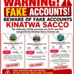 ⚠️ PUBLIC NOTICE: BEWARE OF FAKE KINATWA SACCO SOCIAL MEDIA ACCOUNTS ⚠️.