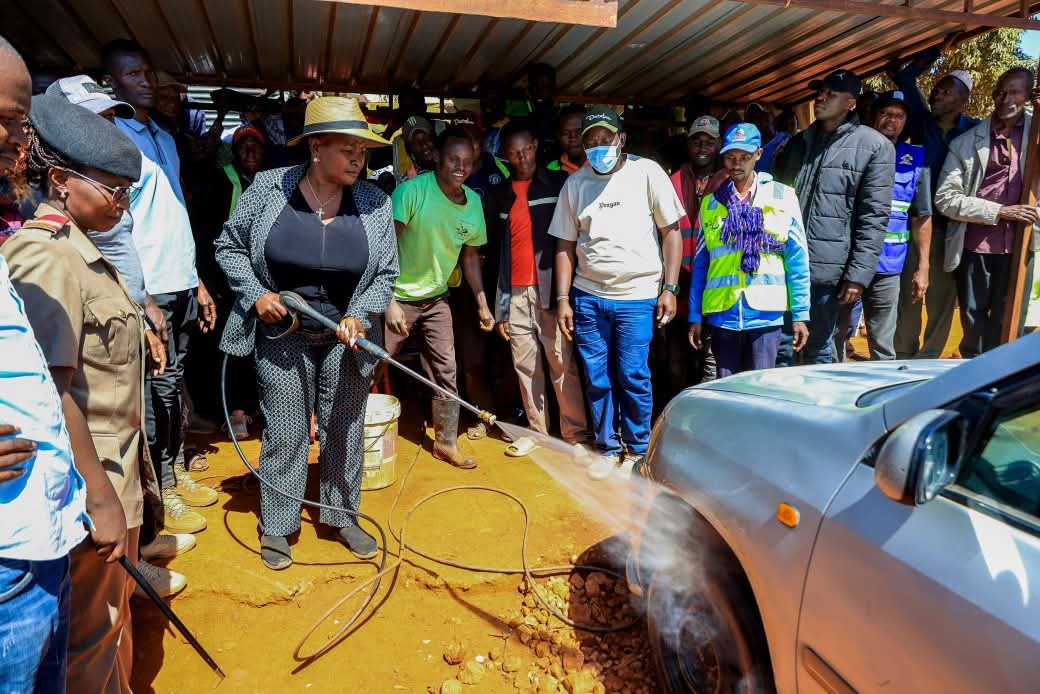 Governor Wavinya Ndeti Empowers Ithaeni Youth Through Boda Boda Enterprise.