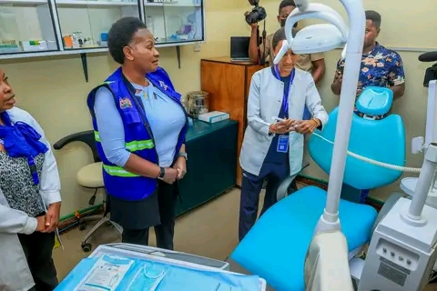 Governor Wavinya Ndeti Strengthens Dental Care at Kathiani Level 4 Hospital.
