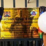 Governor Wavinya Ndeti Advances Healthcare Services with Oxygen Piping System at Kathiani Level 4 Hospital.