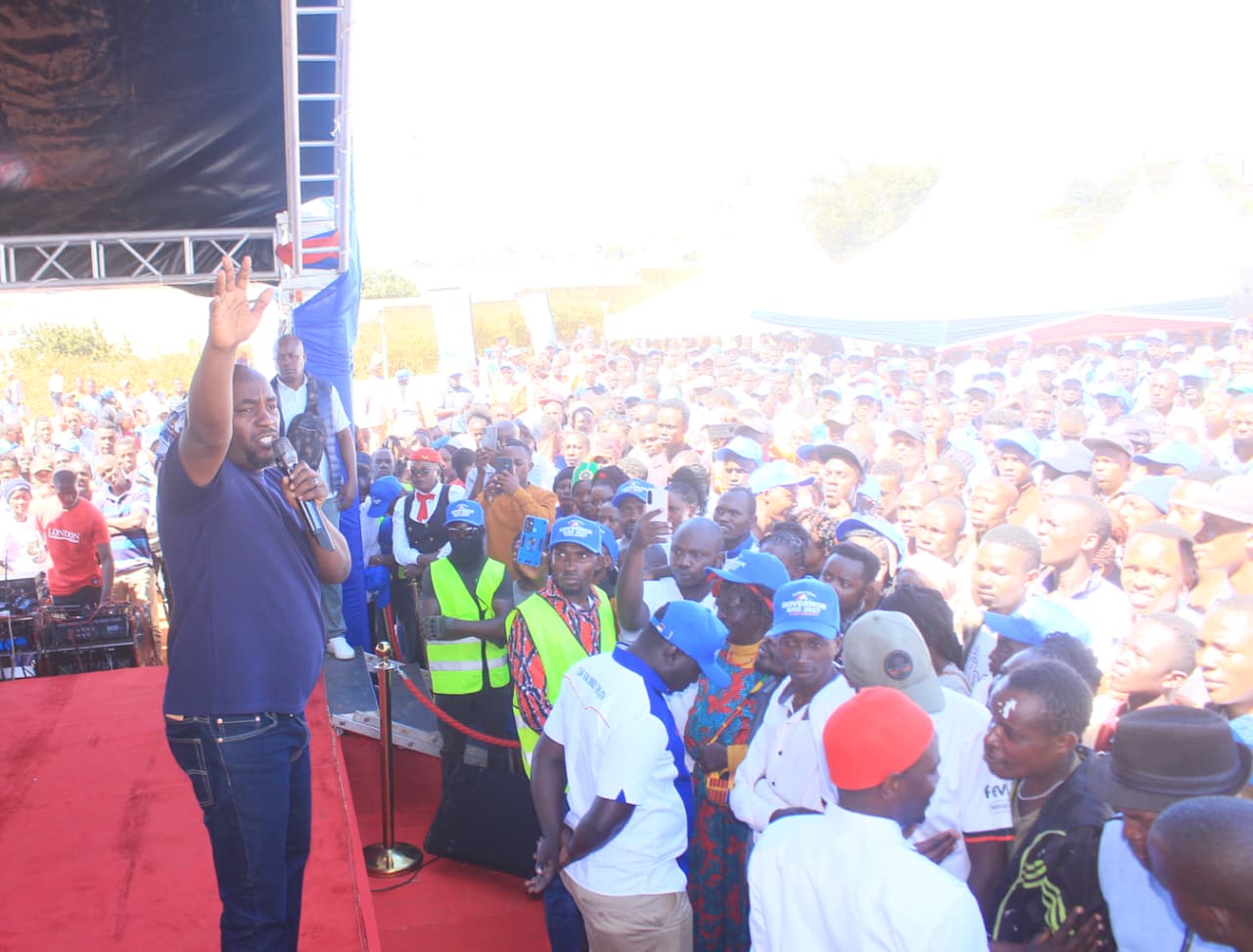 Enoch Kiio Wambua launches Kitui gubernatorial bid, vows to deliver development.