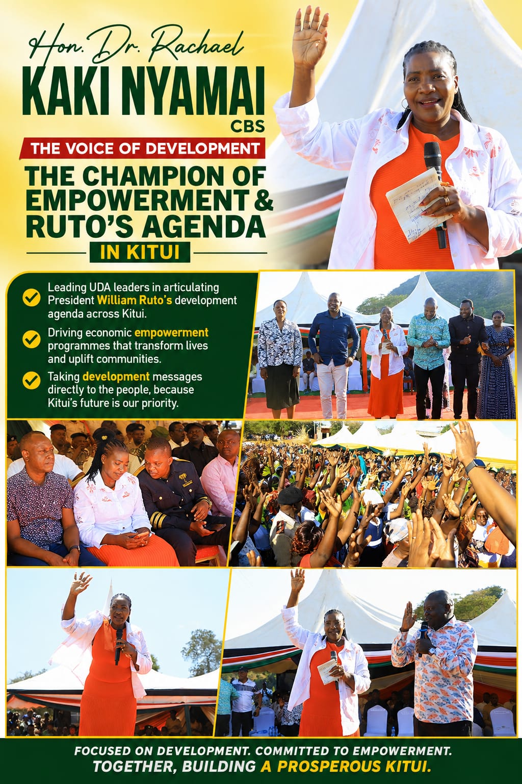 Fake UDA Voices Exposed as Kaki Nyamai Leads Ruto’s Development Message in Kitui.