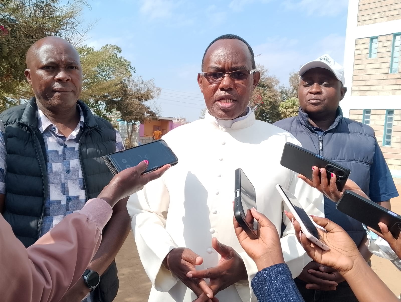 Fr. Julius Muthamba Urges Holy Family Kabati Youth to Shun Drugs and Political Violence. Fr. Julius Muthamba Urges Holy Family Kabati Youth to Shun Drugs and Political Violence.