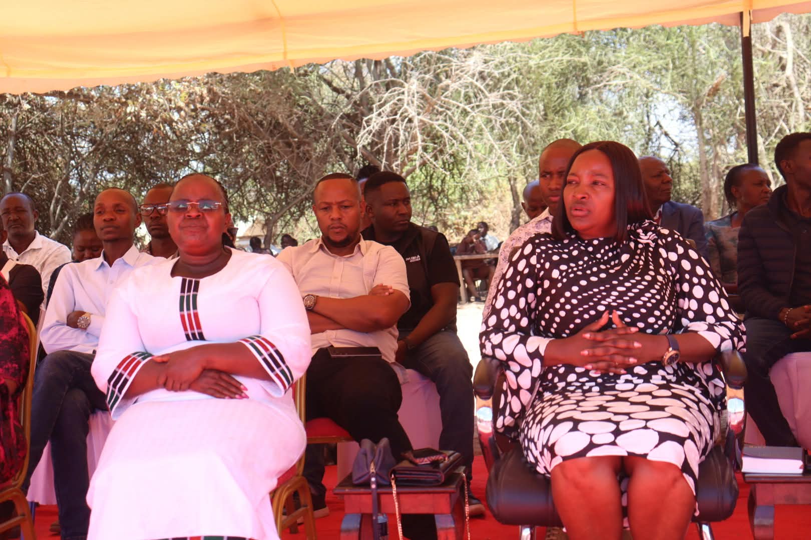 PS terry mbaika attends masinga parish fundraiser as leaders support church development.