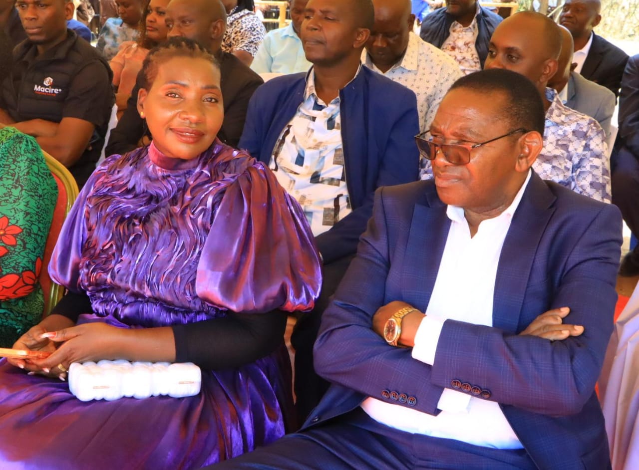 kitui south super mp Rachael Kaki Nyamai attends masinga parish fundraiser.