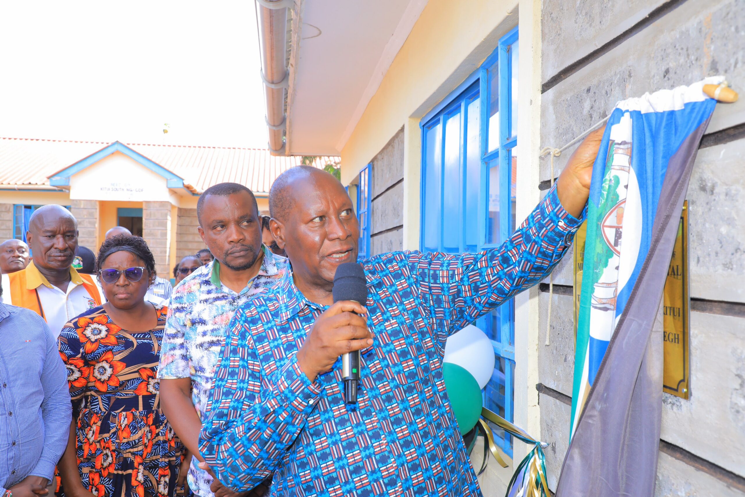 Malombe delivers major healthcare boost as he commissions mutomo hospital theatre and outpatient block