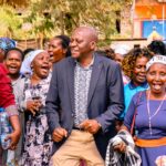 governor 2027, cpa nicholas mulila is received with joy and ululations at miambani parish family day, miambani ward