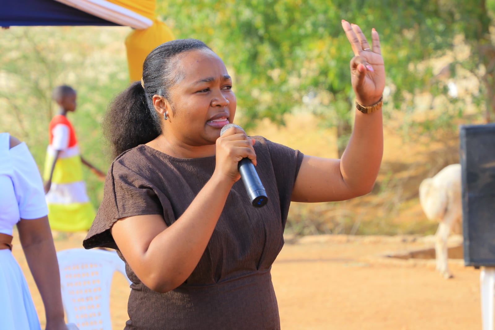 sombe erupts in joy as kitui incoming women rep fridah makasi receives massive welcome during muvothi parish event