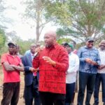 Dr. Stephen Mbaya kimwele joins governor malombe in commissioning  Kunguluni drift .