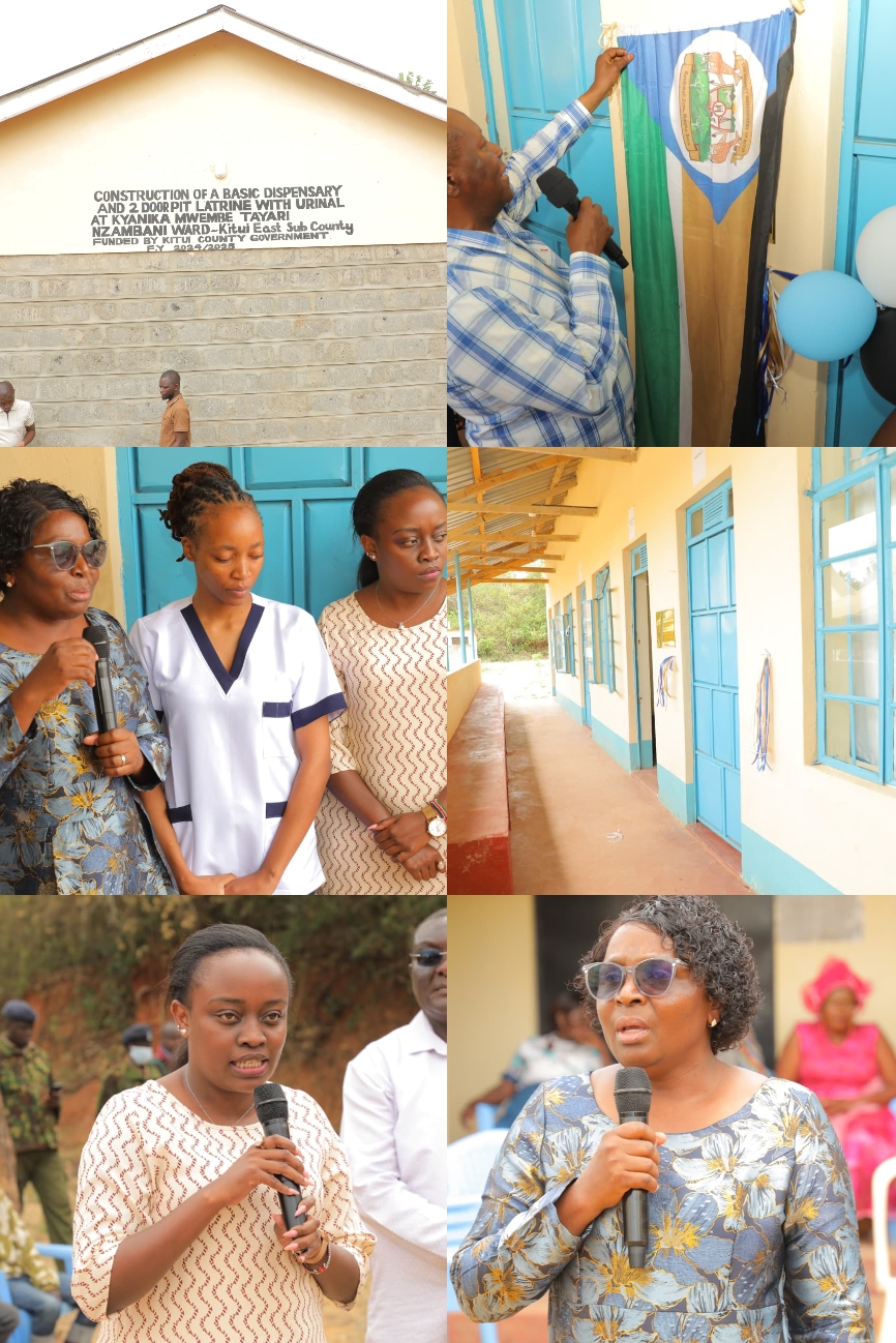 Malombe commissions new mwembe tayari dispensary in nzambani ward.